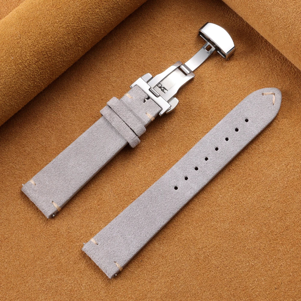 Polar Vantage, Grit X & Ignite Vintage Suede Band with Butterfly Clasp