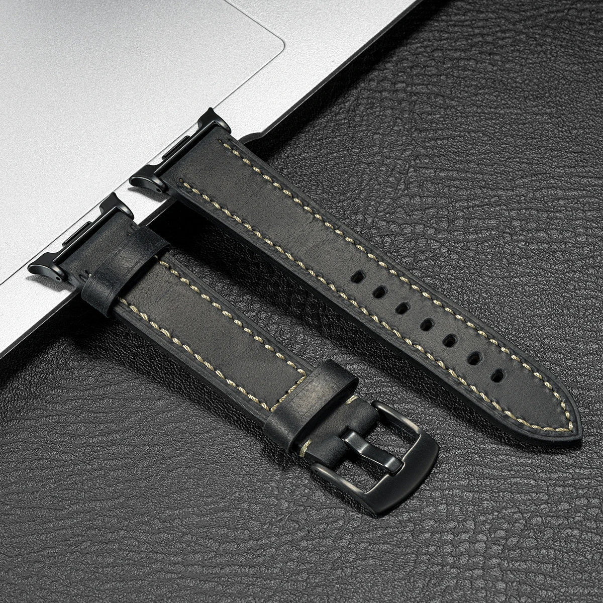 Genuine Leather Band for Samsung Galaxy Watch 8, 8 Classic 46mm & Ultra 47mm
