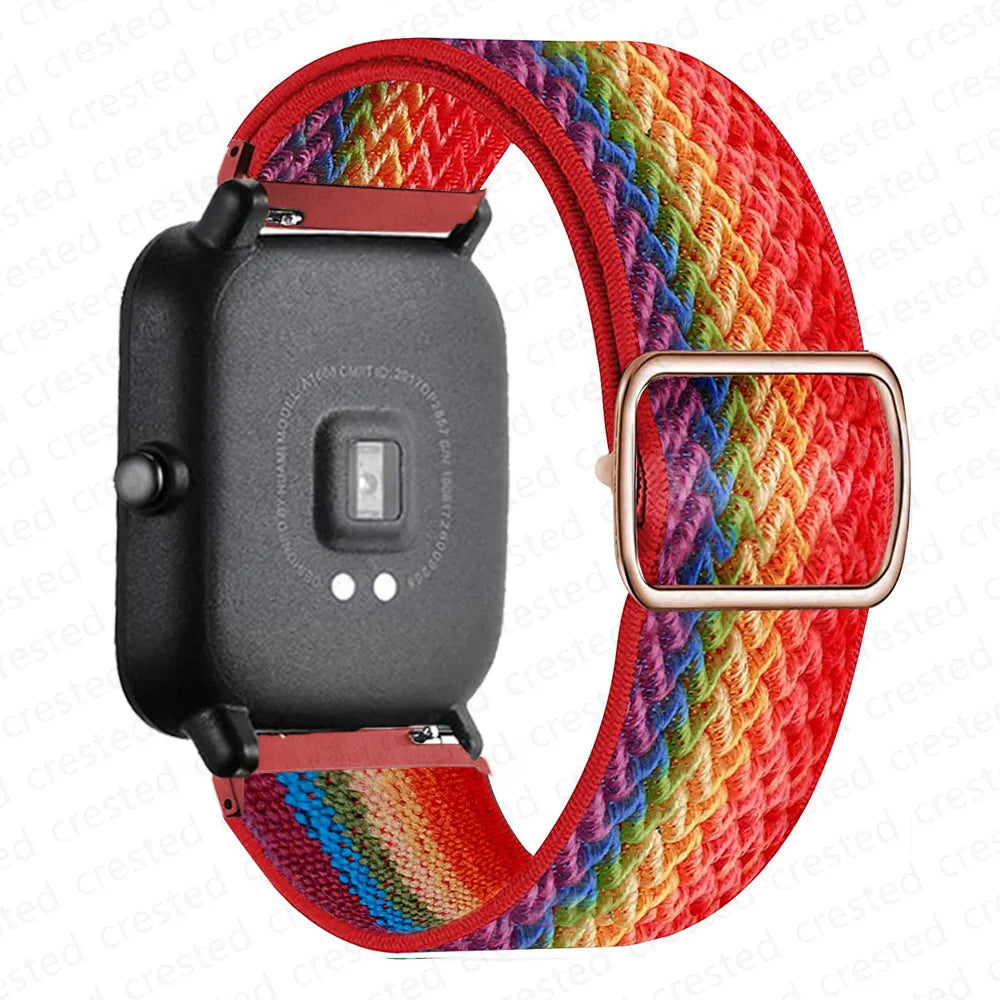 Motorola Moto Watch Stretch Nylon Loop Band with Slide Buckle