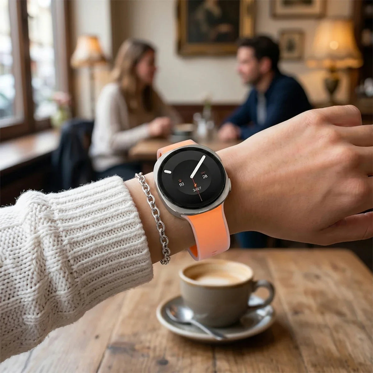 Jelly Silicone Band for Galaxy Watch 8 & 9 40/44mm, 8 Classic 46mm