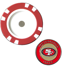 Load image into Gallery viewer, Officially Licensed San Francisco 49ers Poker Chip Ball Marker
