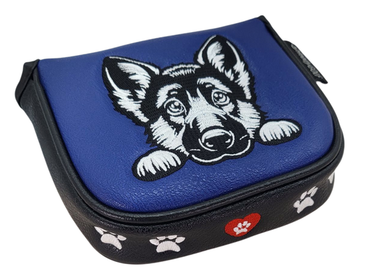 German Shepherd Embroidered Putter Cover by ReadyGOLF  -  Mallet