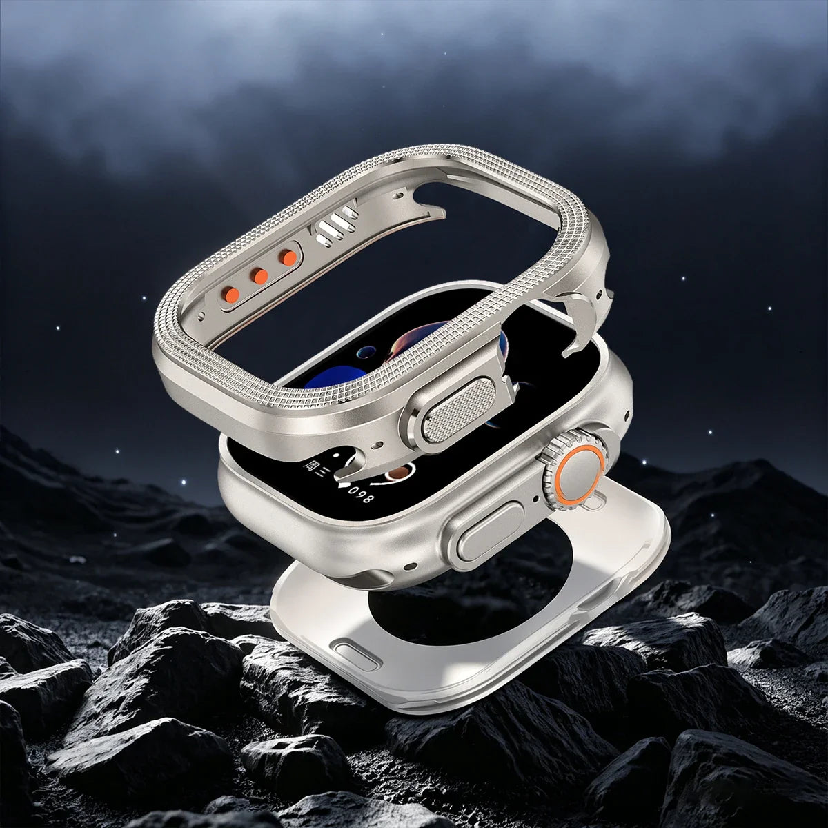 Rugged Metal Case for Apple Watch Ultra 1-4 49mm
