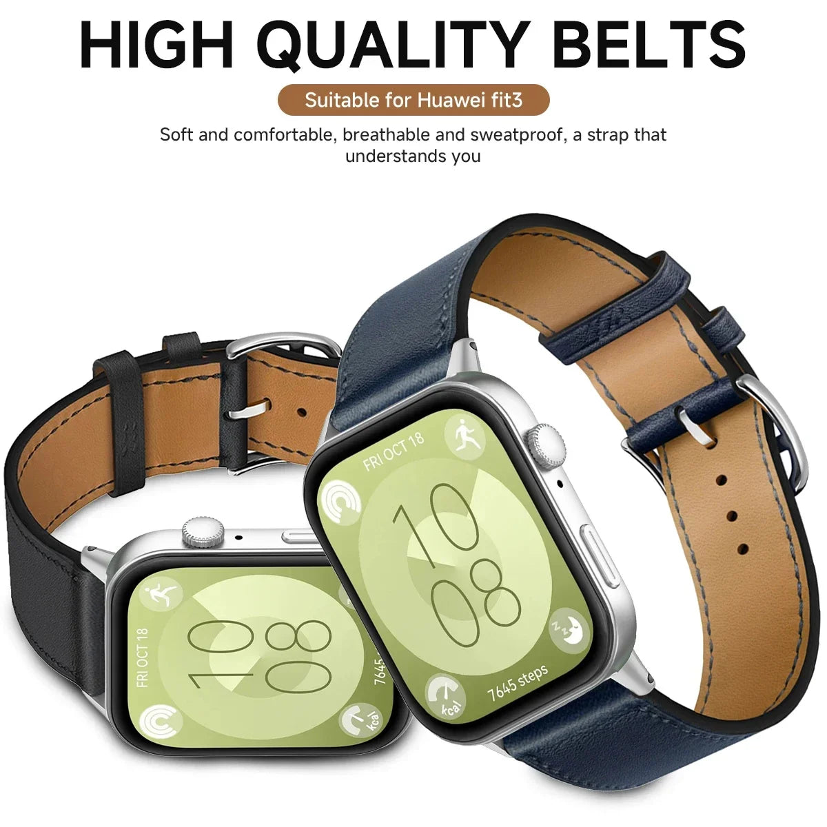 PU Leather Band for Huawei Watch Fit 3 / Fit 2 / Fit 1