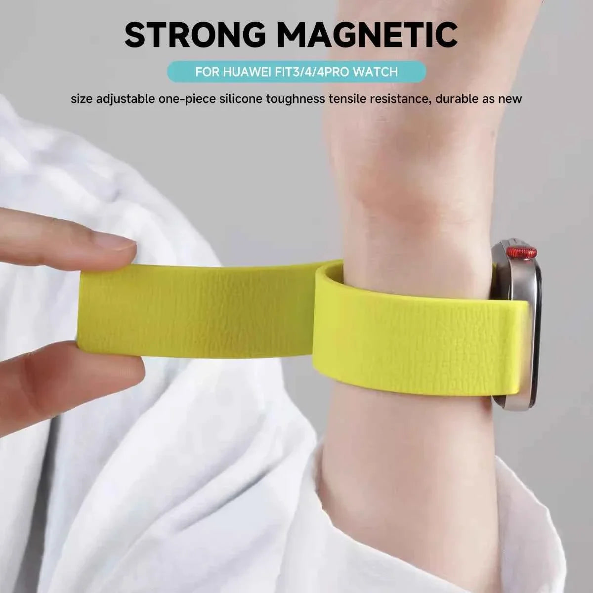 NoGap Magnetic Silicone Band for Huawei Watch Fit 4 Pro / Fit 4 / Fit 3