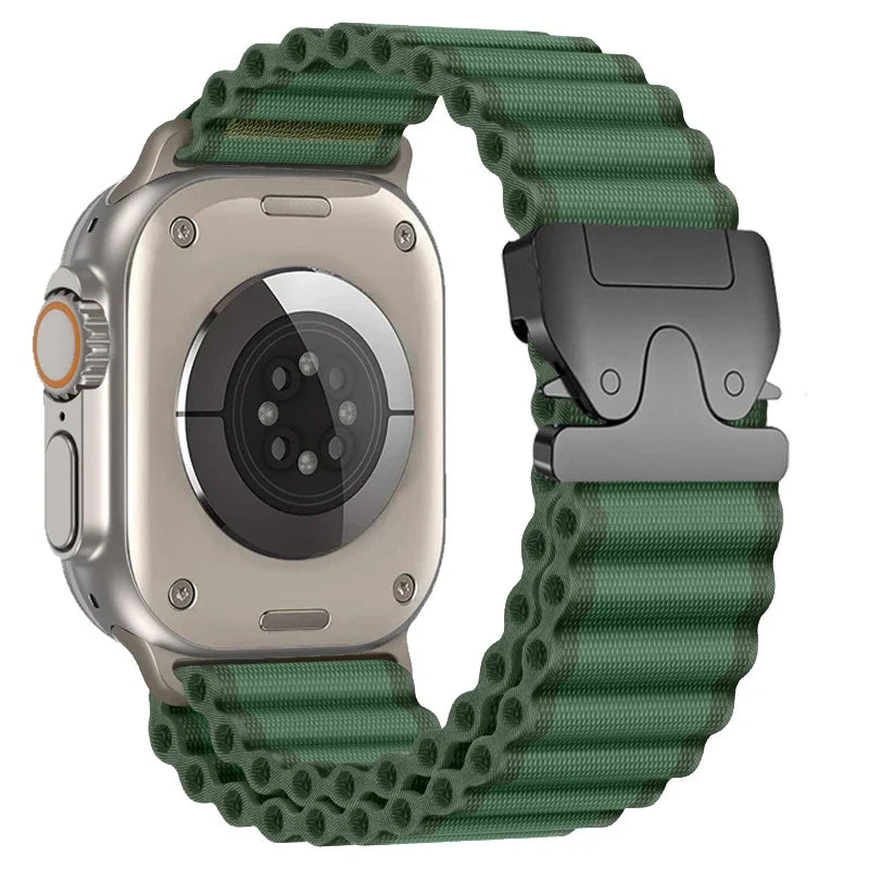 Alpine Loop Nylon Apple Watch Band – Series 10/9/8/7/6/SE & Ultra 1/2/3 | 38–49mm