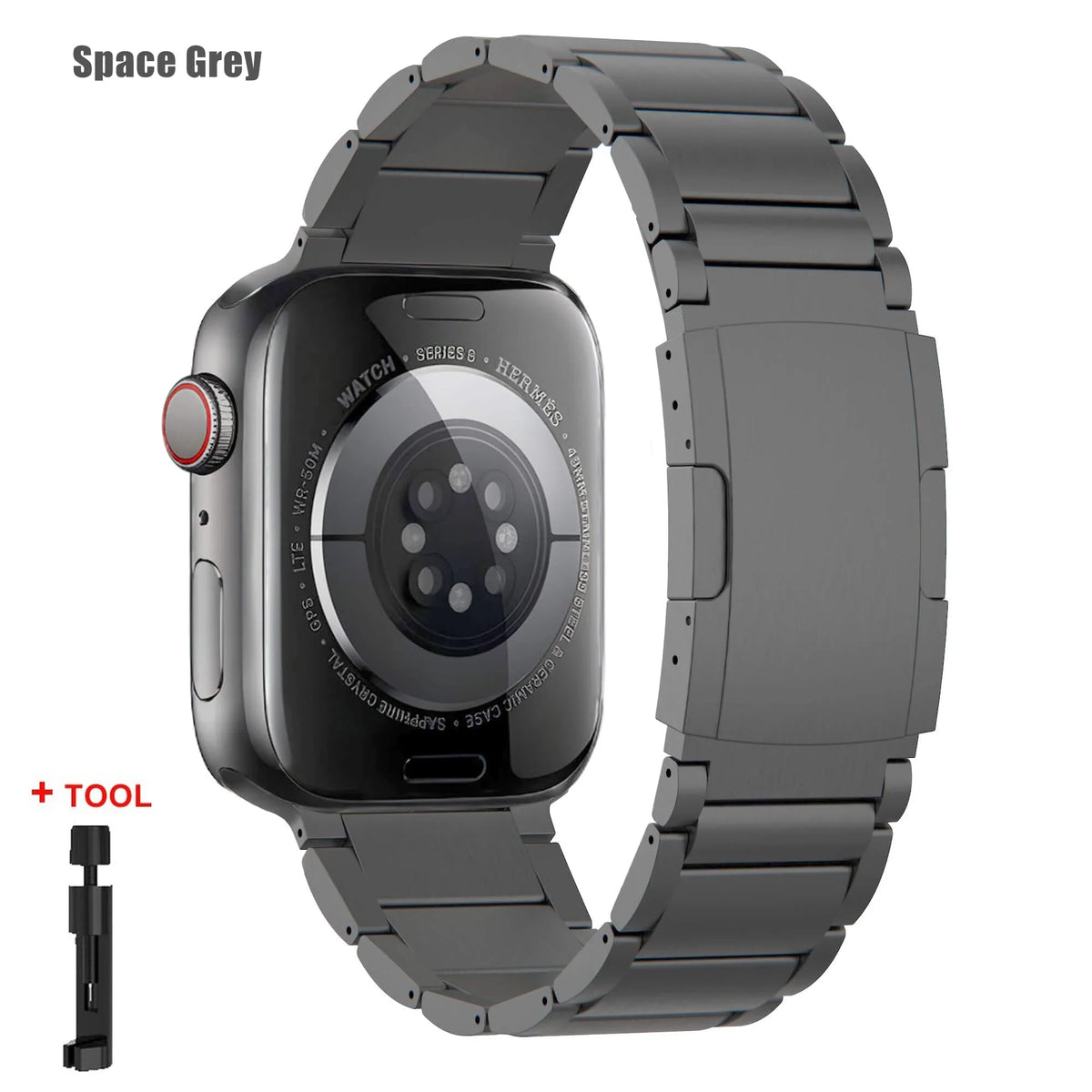 Titanium Metal Strap for Apple Watch Ultra 3/2/1 49mm – Series 11/10/9/8/7/6/SE/5/4 46/45/44/42/41/40/38mm