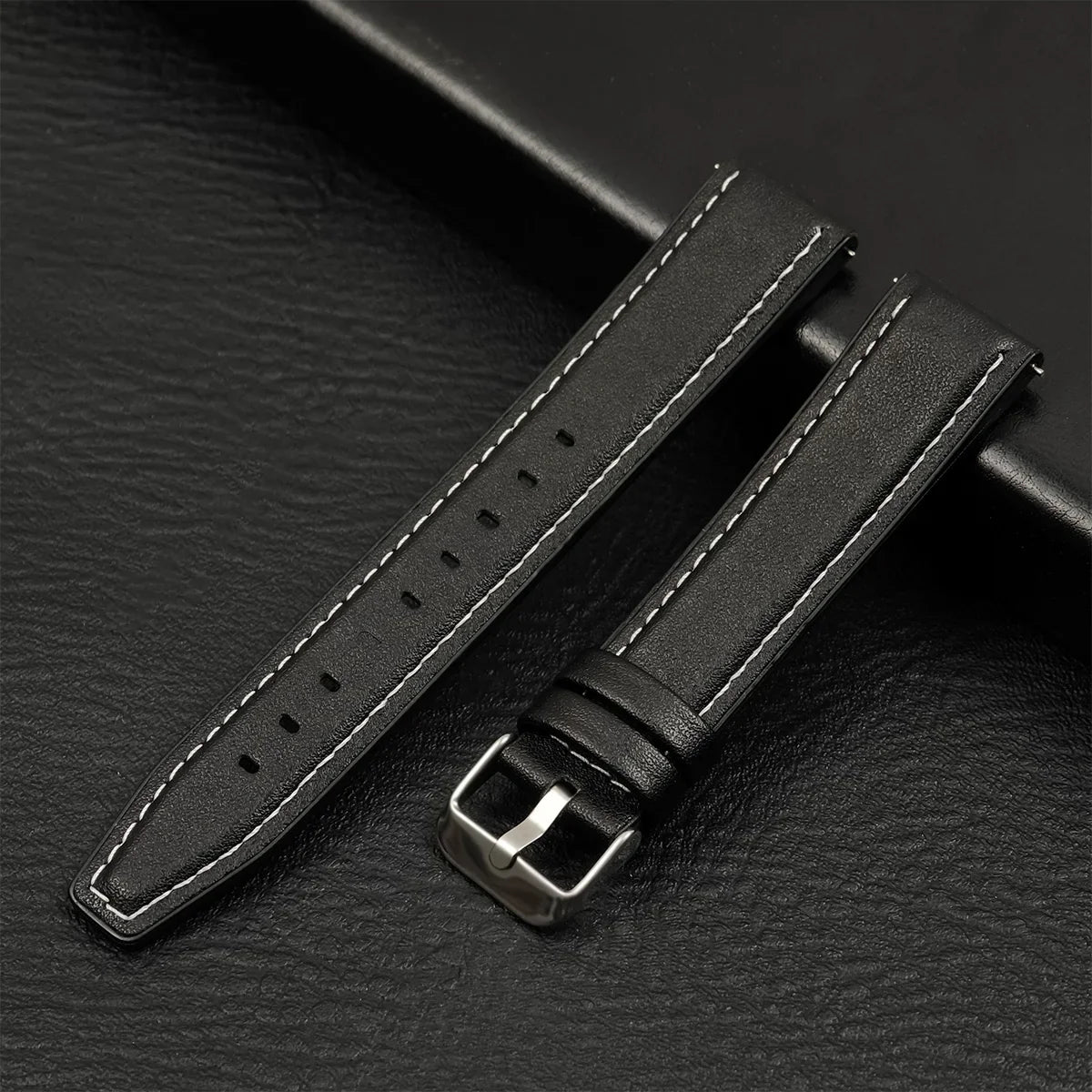 20MM / 22MM Leather Band – Samsung Galaxy Watch 6/5/4, Gear S3 & Huawei GT4 / Amazfit