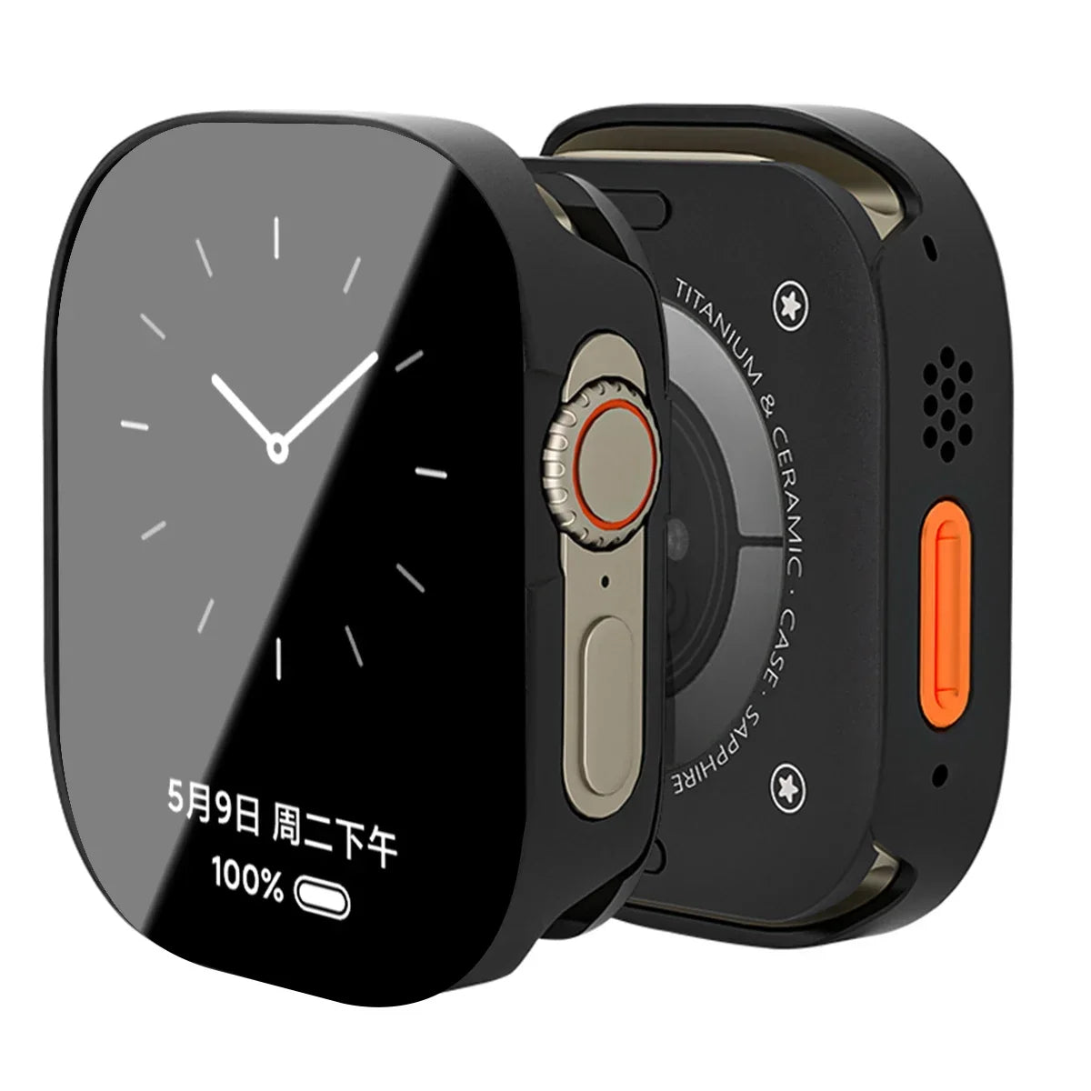 Waterproof Metal Alloy Apple Watch Case – Hard Full Cover | Series 11/10/9/8/7/6/SE & Ultra 2 | 42–49mm