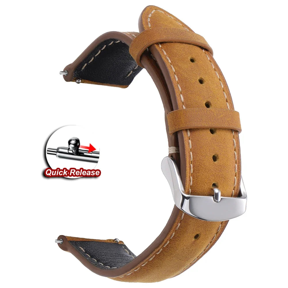 Polar Vantage, Grit X & Ignite Vintage Stitched Leather Band