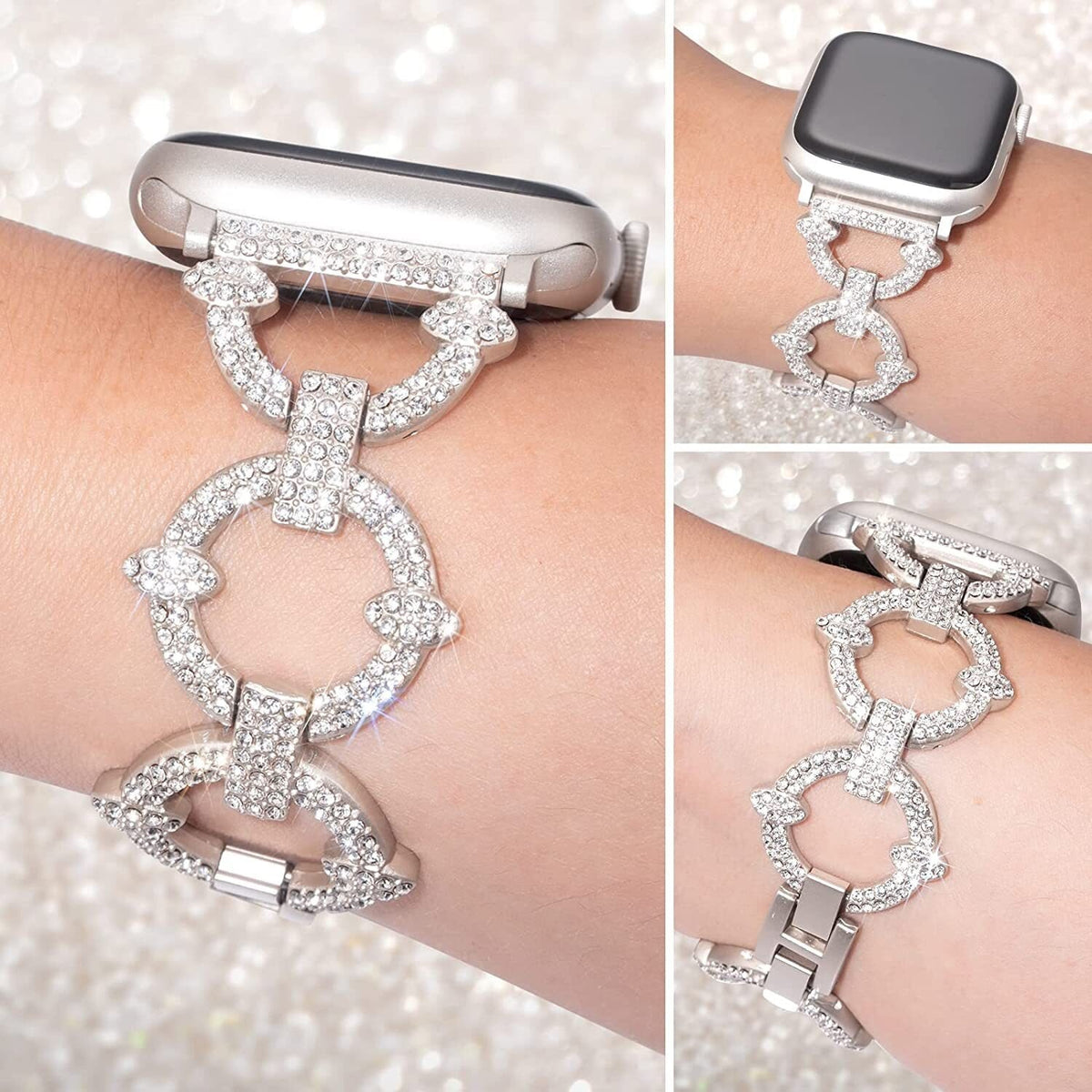 Apple Watch Diamond Metal Strap/Band Series 11/10/9/8/7/6/5/4/ SE / Ultra 1/2/3