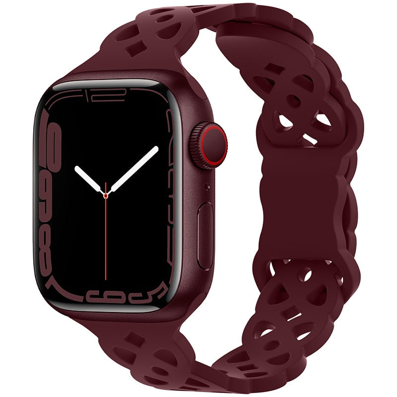 Silicone Strap Apple Watch Band Series - Stylish Comfort & Compatibility