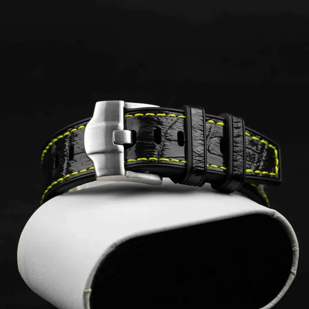 Leather Silicone Sport Band for Apple Watch Ultra 3/2/1 49mm – Series 11/10/9/8/7/6/SE/5/4/3 45/44/42/41/40/38mm