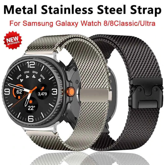 Milanese Stainless Steel Band for Samsung Galaxy Watch 9 & 8 40mm 44mm & Classic 46mm | Ultra 2024 2025