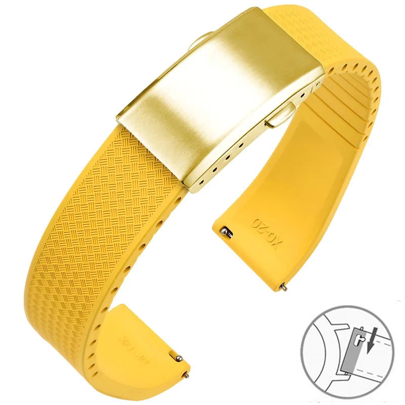 COROS PACE & APEX FKM Rubber Band with Folding Clasp