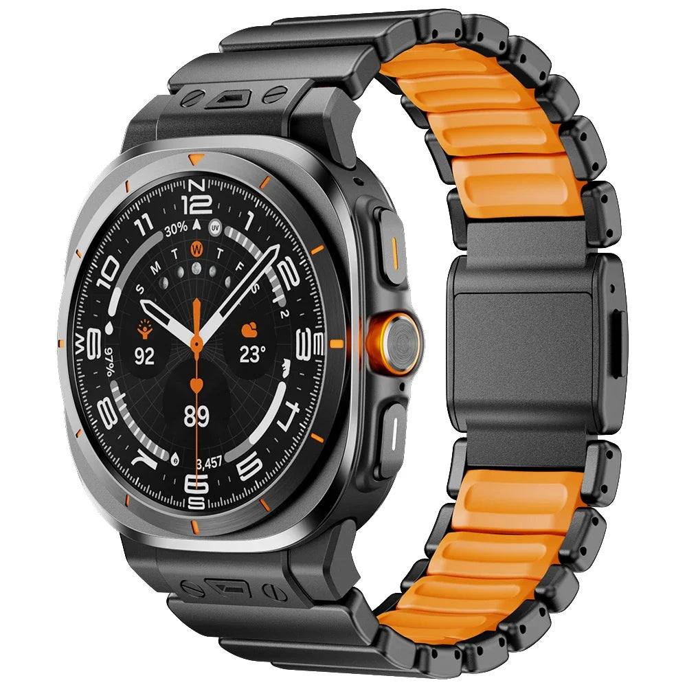 Samsung Galaxy Watch Ultra & Ultra 2 Metal & Silicone Link Band
