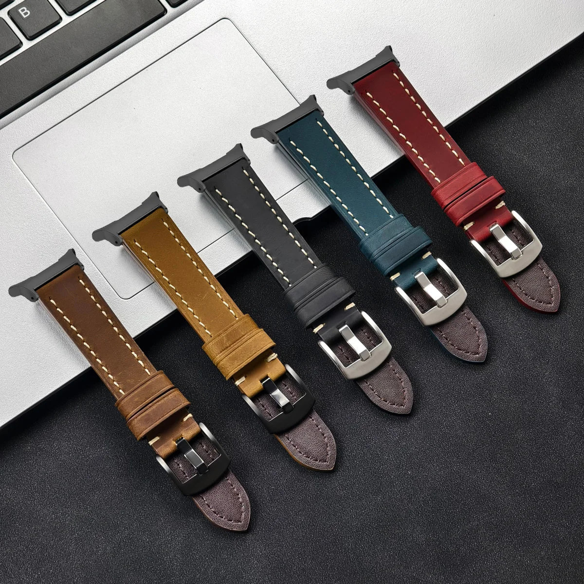 Genuine Leather Band for Samsung Galaxy Watch 8, 8 Classic 46mm & Ultra 47mm