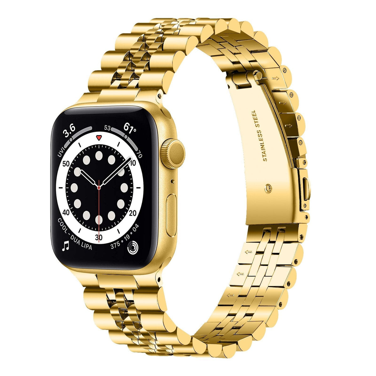 Slim Stainless Steel Apple Watch Band Series 11/10/9/8/7/6/5/4/ SE / Ultra 1/2/3