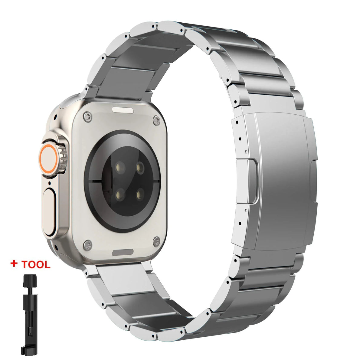Titanium Metal Strap for Apple Watch Ultra 3/2/1 49mm – Series 11/10/9/8/7/6/SE/5/4 46/45/44/42/41/40/38mm