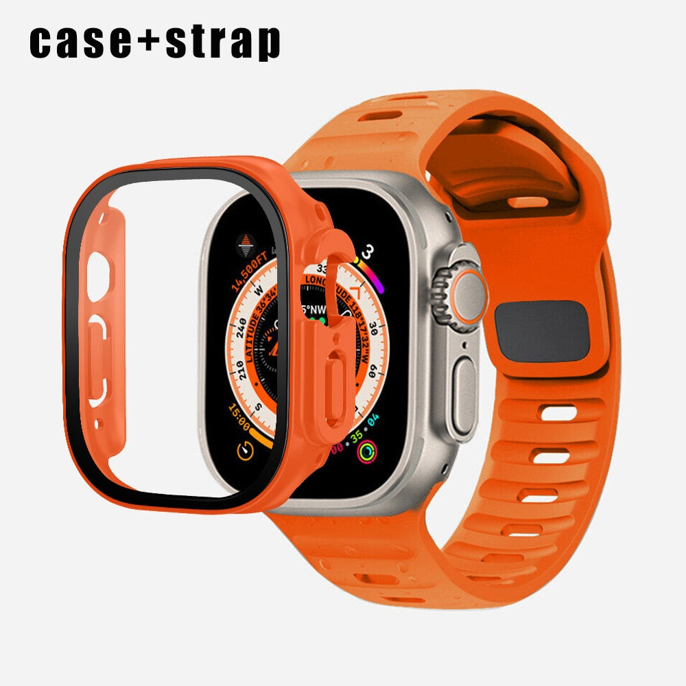 Stylish Silicone Apple Watch Band and Case: Durable Protection Meets Fashion