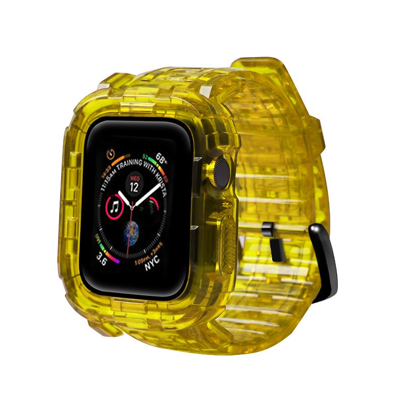 Apple Watch Silicon Band+Case - Stylish Protection for Your Device