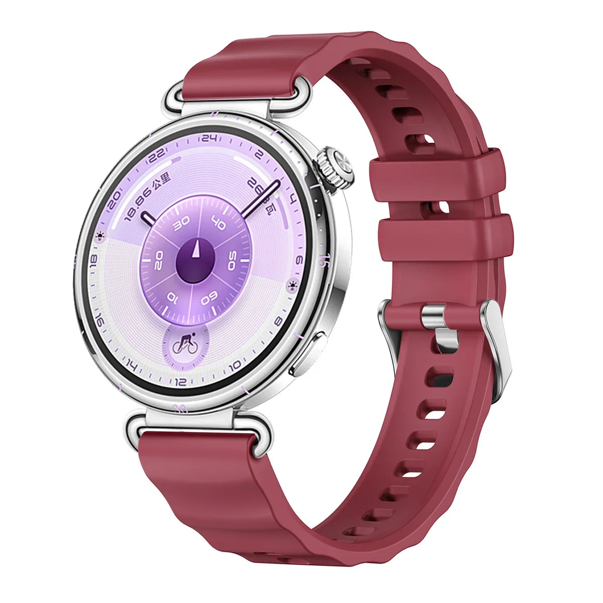 18mm Silicone Sport Band for Huawei Watch GT6 / GT5 / GT5 Pro / GT4 41mm – Quick Release Wristband