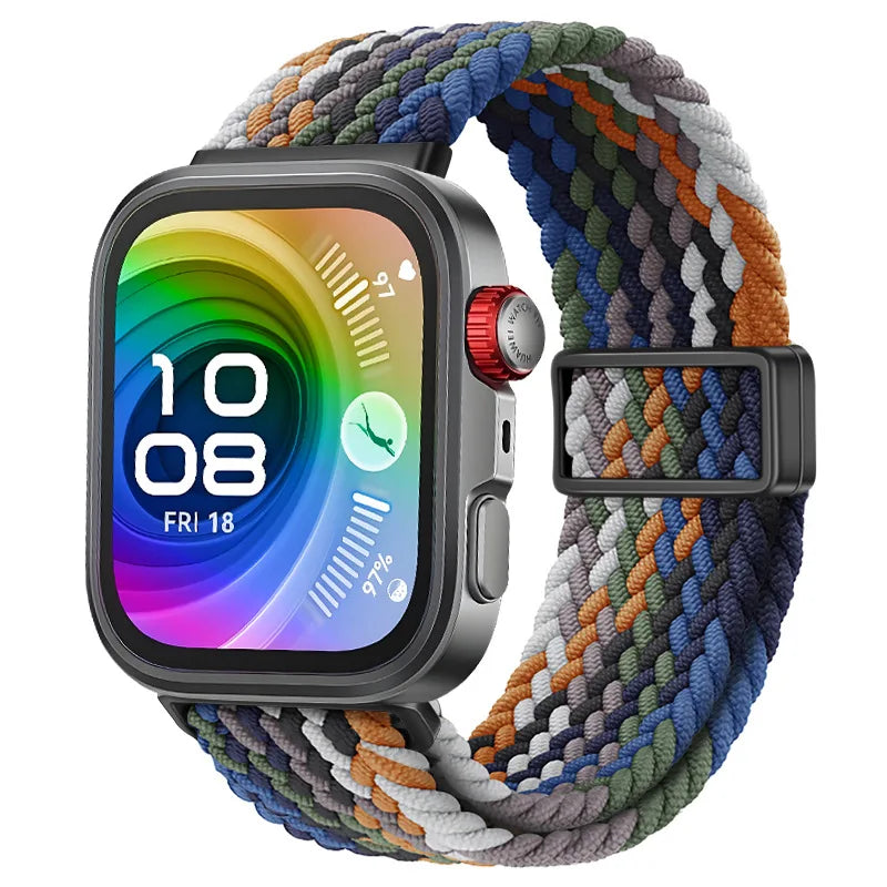 Magnetic Nylon Woven Band for Huawei Watch Fit 4 Pro / Fit 4 / Fit 3