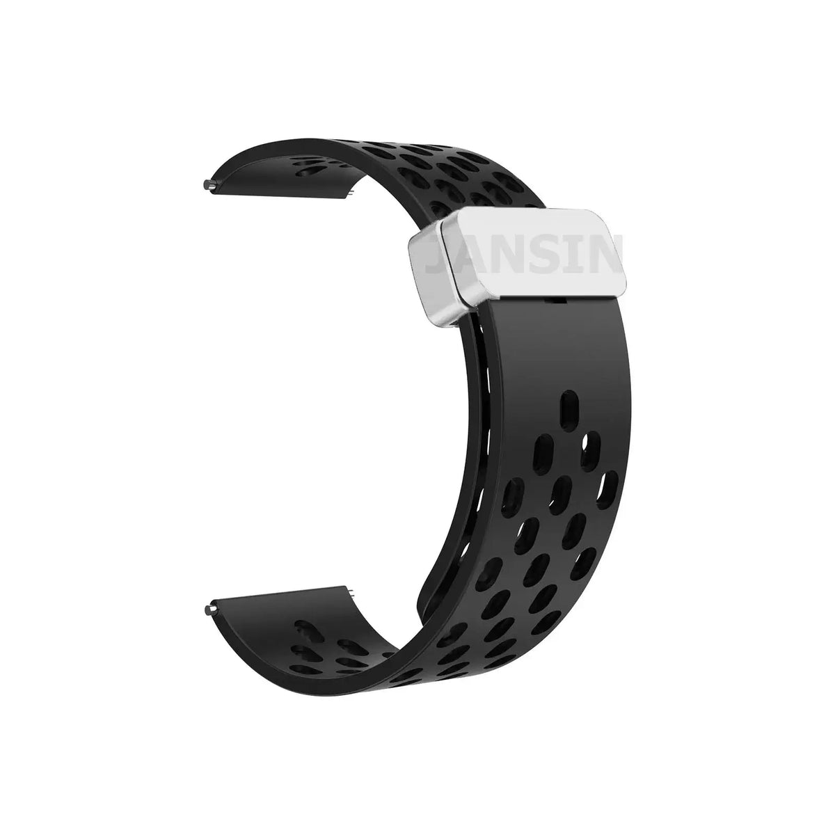 Amazfit Balance, GTR, GTS & Bip Vented Silicone Band, Magnetic Clasp