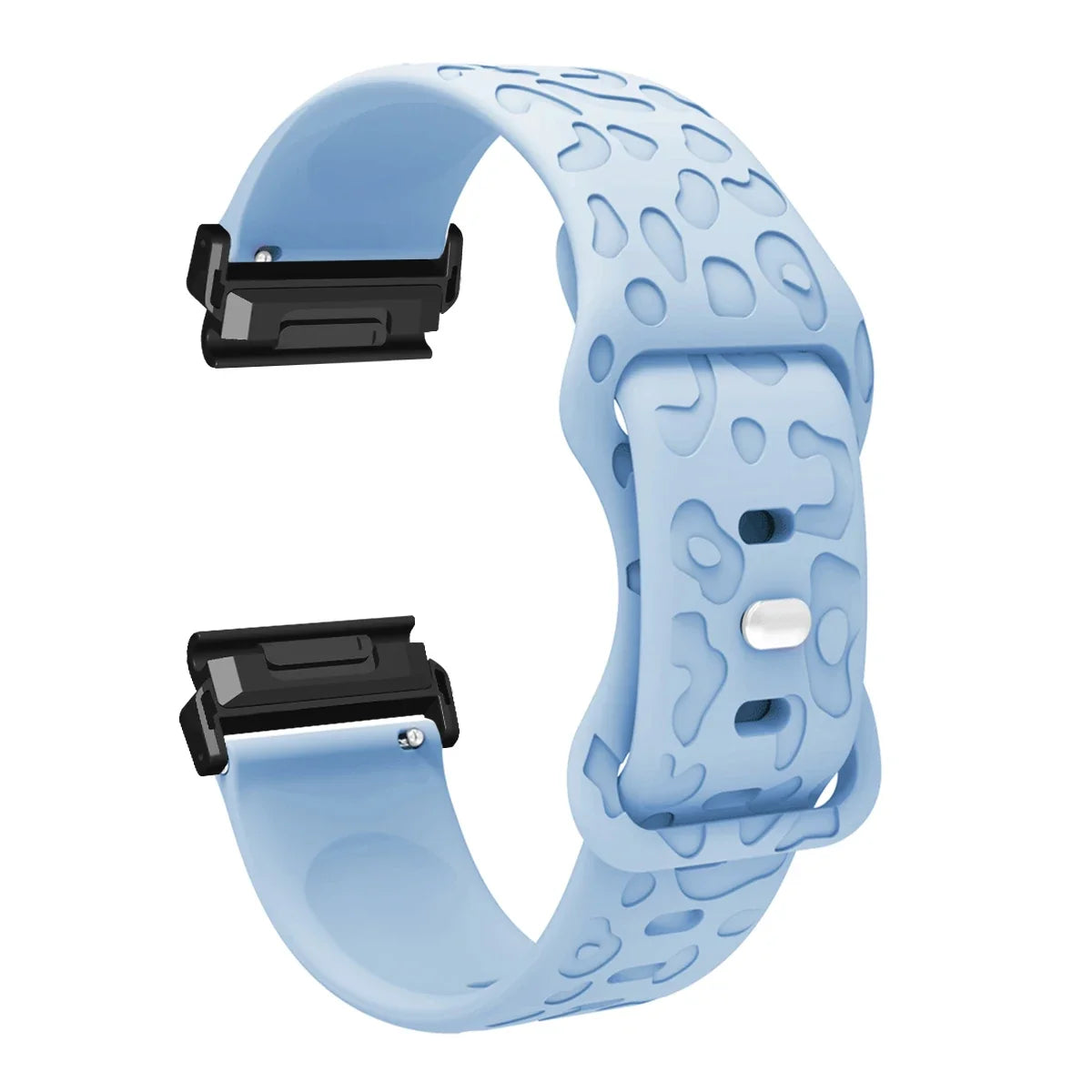 Garmin QuickFit 22/26mm Embossed Silicone Band with Tuck Closure