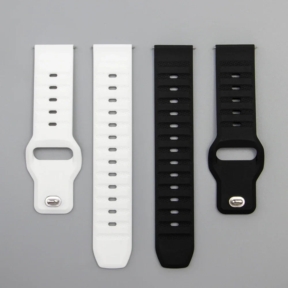 Motorola Moto Watch Silicone Band with Pin-and-Tuck Stud Closure