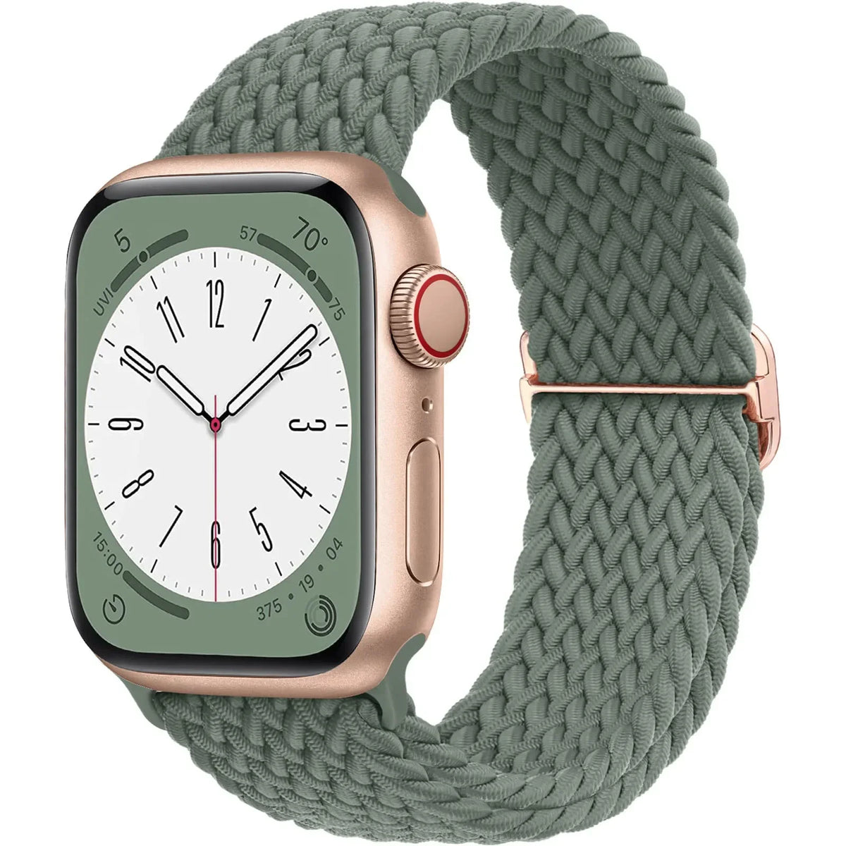 Braided Nylon Solo Loop for Apple Watch Series 1-12, SE & Ultra 1/2/3/4