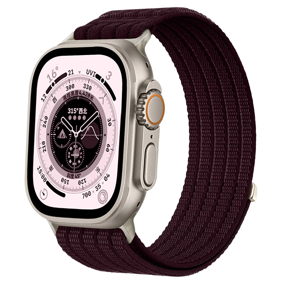 Apple Watch Sport Nylon Strap | Ultra 3/2/1 49mm / Series 11-10 46mm 42mm / Series 9-8-7 45mm 41mm / Series 6-SE-5-4 44mm 40mm