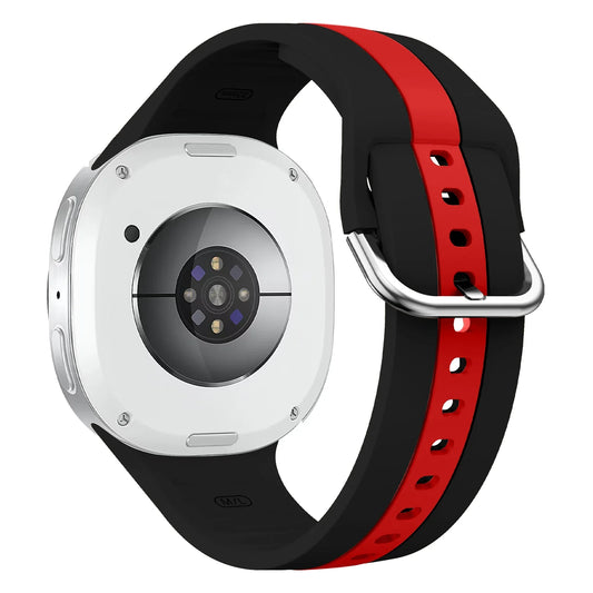 Samsung Galaxy Silicone Two-Tone Sport Watch Band - Watch8/Watch8 Classic/Watch9