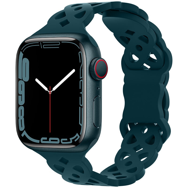 Silicone Strap Apple Watch Band Series - Stylish Comfort & Compatibility