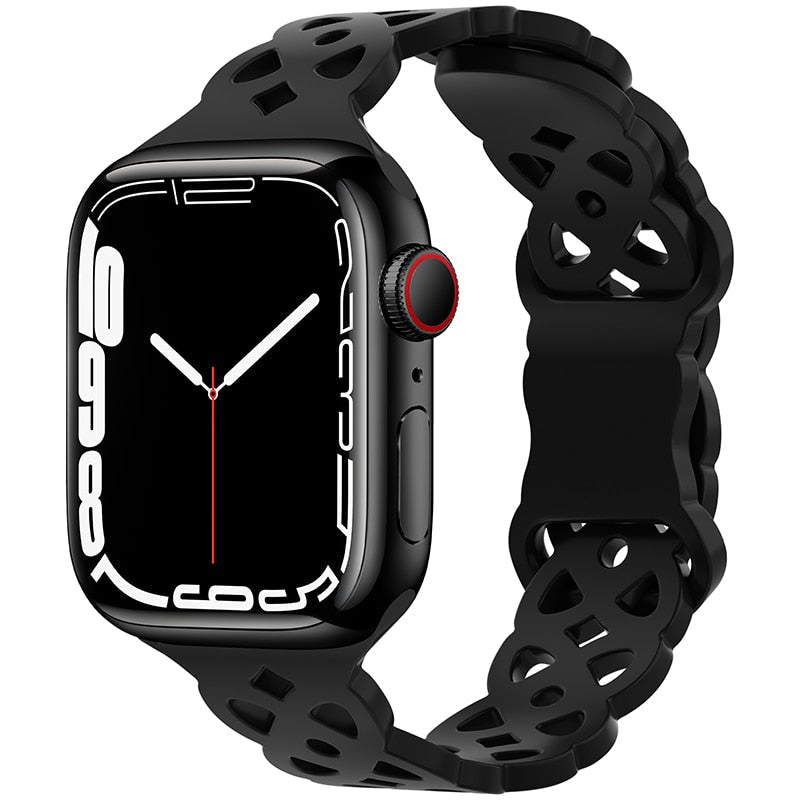 Silicone Strap Apple Watch Band Series - Stylish Comfort & Compatibility
