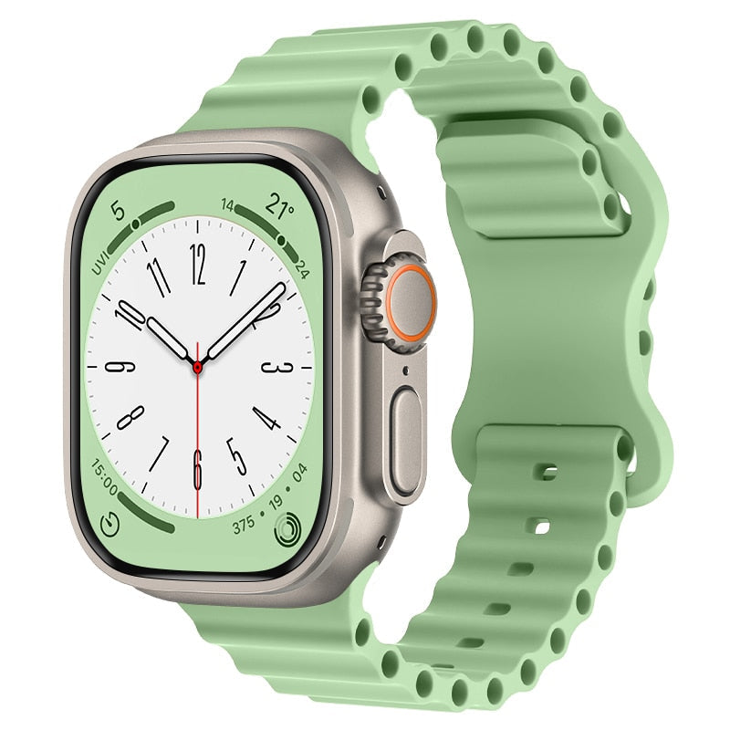 Ocean Apple Watch Band | Universal Fit for All Series (4-11/SE/Ultra) - Waterproof Sport Strap