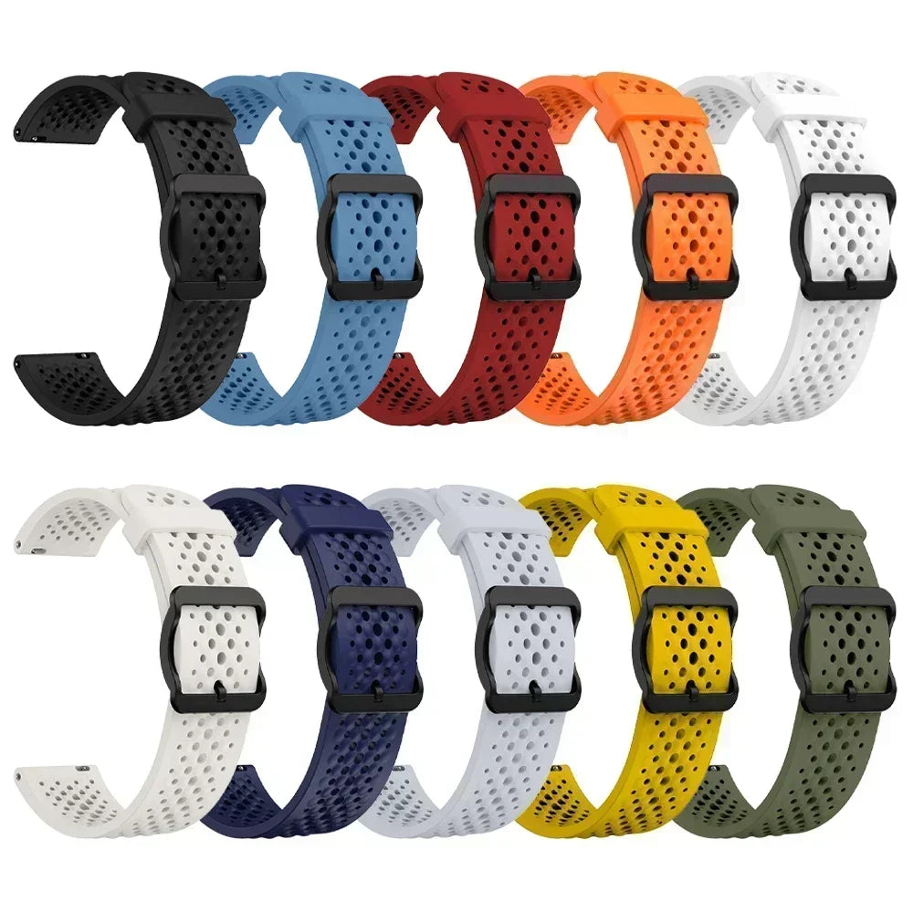 Polar Vantage, Grit X & Ignite Silicone Air-Hole Band, Pin Buckle