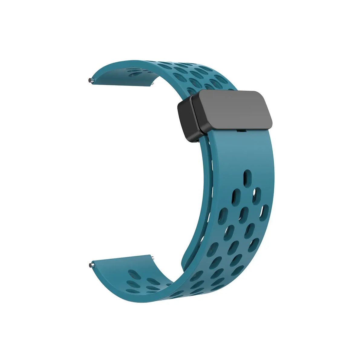Amazfit Balance, GTR, GTS & Bip Vented Silicone Band, Magnetic Clasp