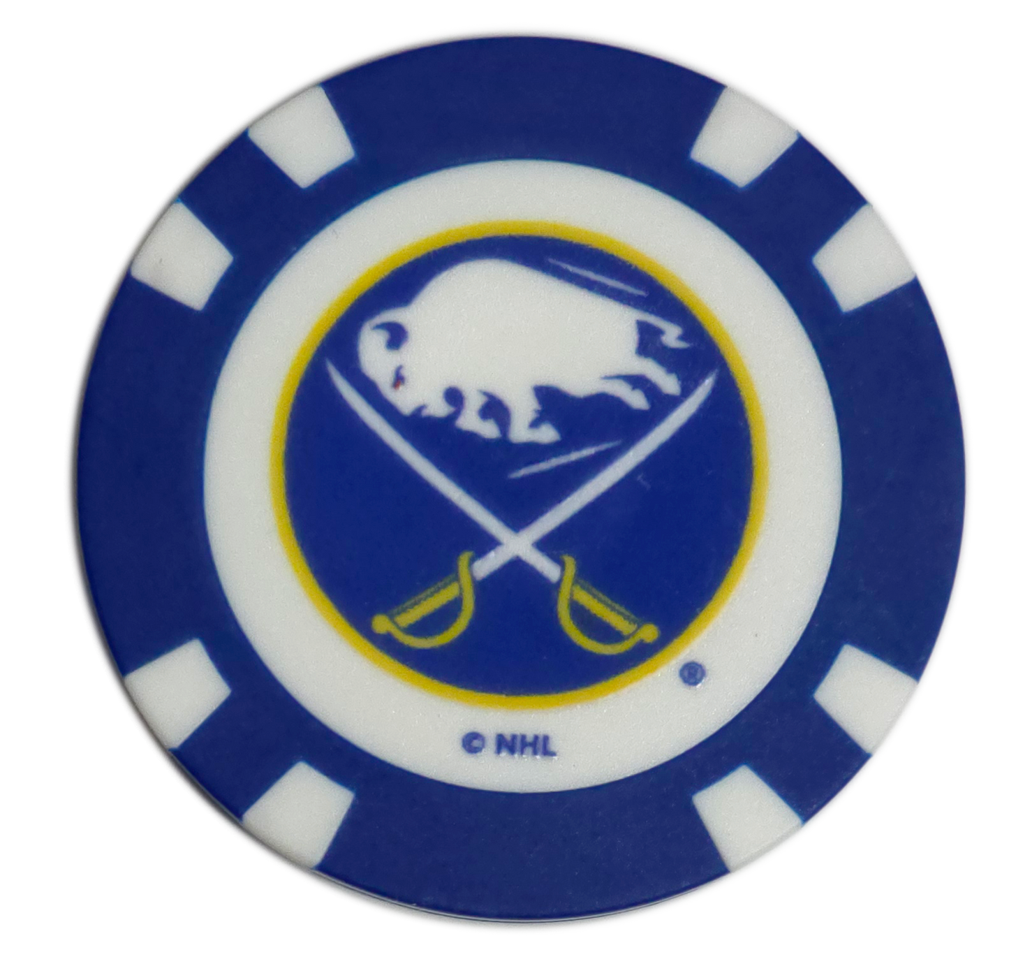 Officially Licensed Buffalo Sabres Poker Chip Ball Marker