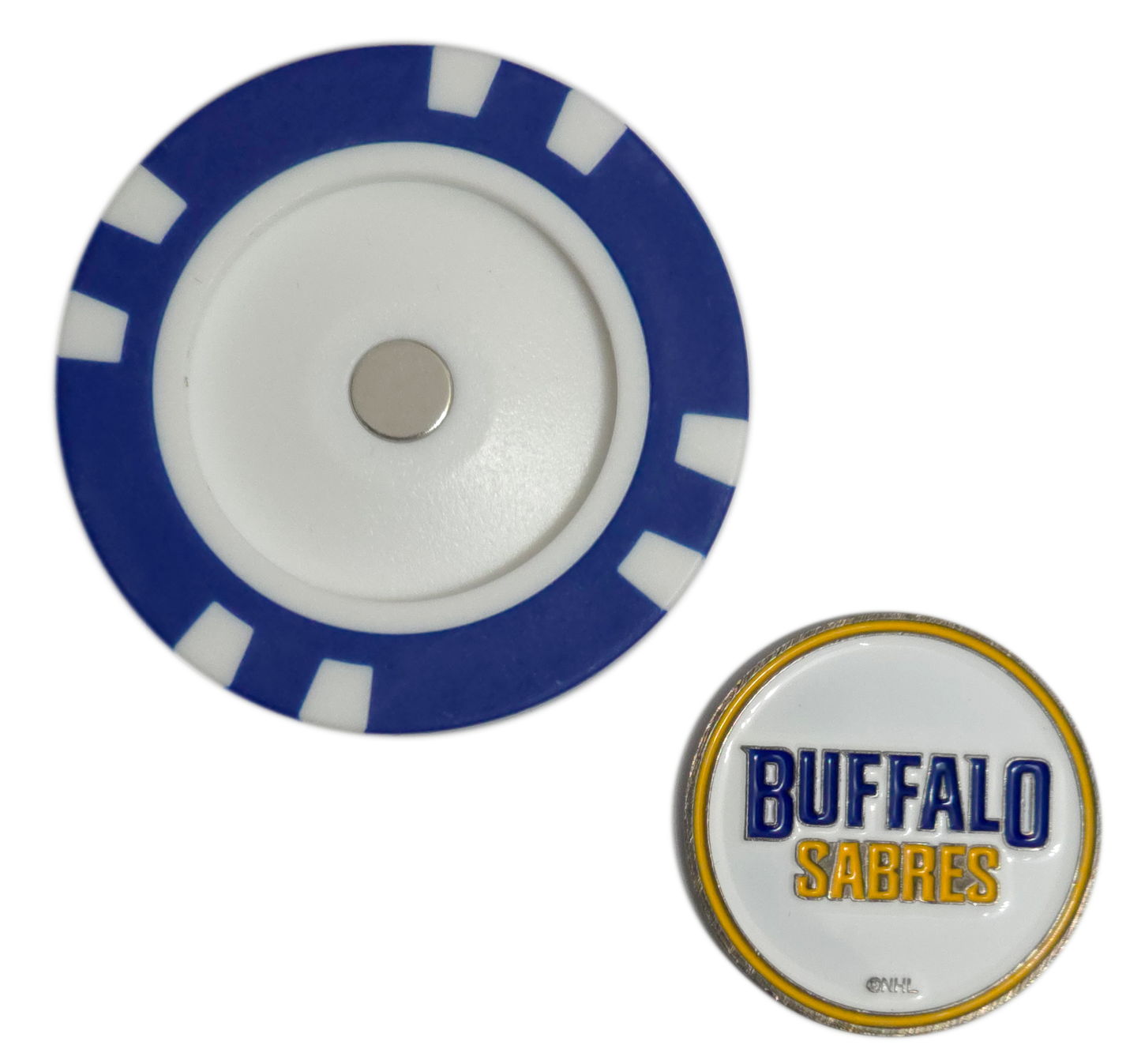 Officially Licensed Buffalo Sabres Poker Chip Ball Marker