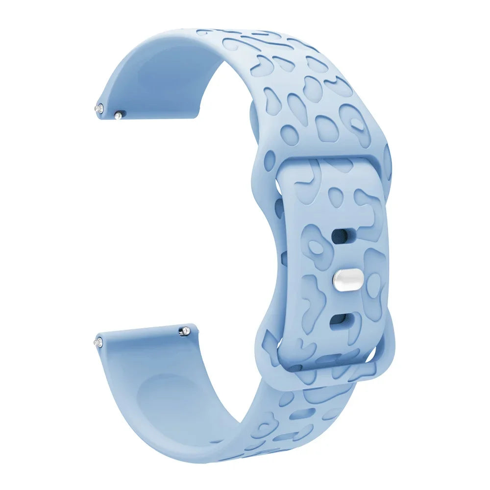 Motorola Moto Watch Leopard Print Silicone Band