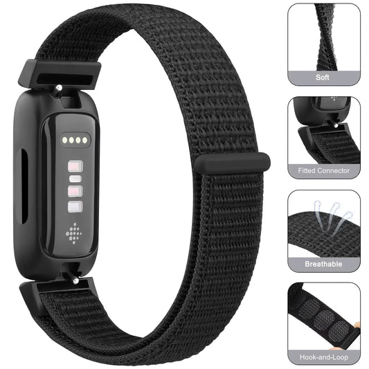 Fitbit Inspire 3, Inspire 2 & Ace 3 Nylon Sport Loop Band