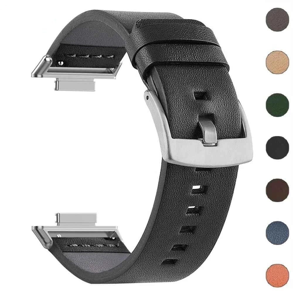 Classic Leather Watch Band for Huawei Watch Fit 4 / 4 Pro / Fit 3 – Pin Buckle