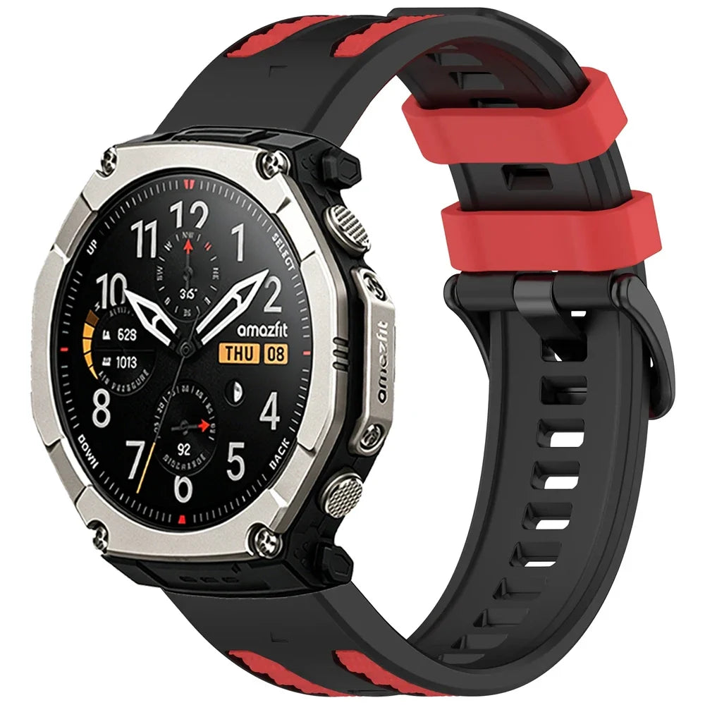 Garmin QuickFit 22/26mm Silicone Band with Contrast Keepers