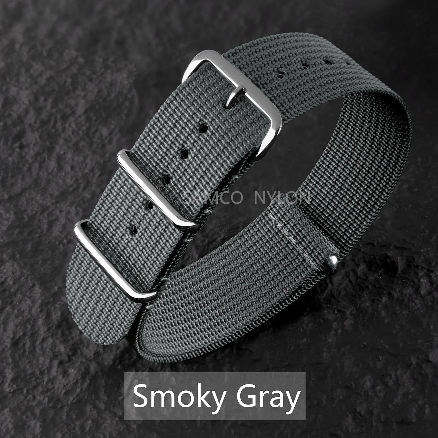 COROS Nylon Ribbed Watch Band For Smartwatch - Military Washable Strap