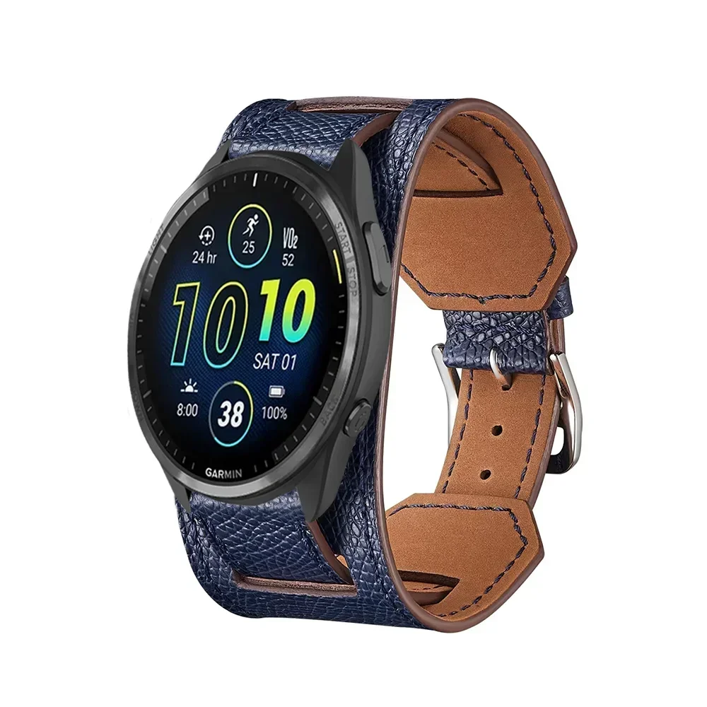 Garmin 20/22mm Quick Release Leather Cuff Band
