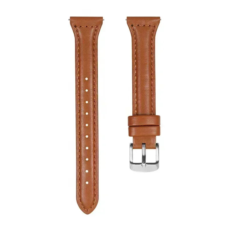Motorola Moto Watch Slim Tapered Leather Band, 8 Colors