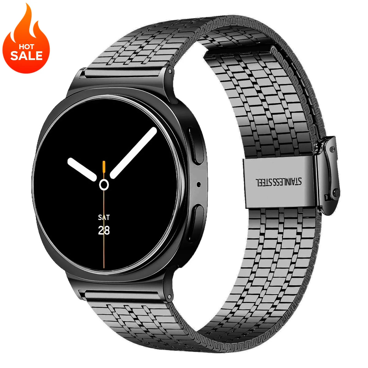 Stainless Steel Metal Band for Samsung Galaxy Watch 9 & 8 40mm 44mm & Classic 46mm | Ultra 2024 2025 47mm