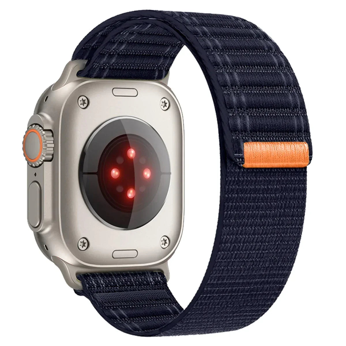 Nylon Loop Wave Strap for Apple Watch – Ultra 3/2 49mm, Series 11/10/9/8/7/6/SE 46/45/44/42/41/40mm
