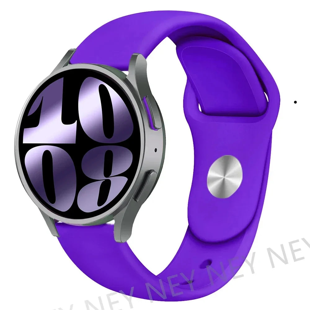 Motorola Moto Watch Smooth Silicone Pin-and-Tuck Band, 30 Colors